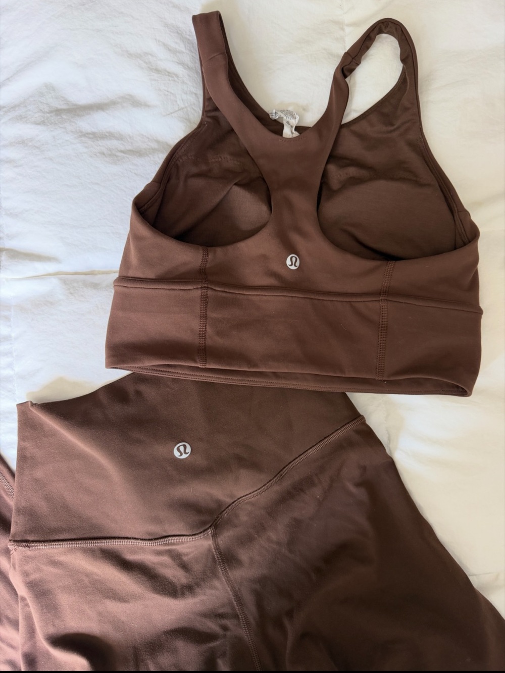 Brown Lululemon Workout Set